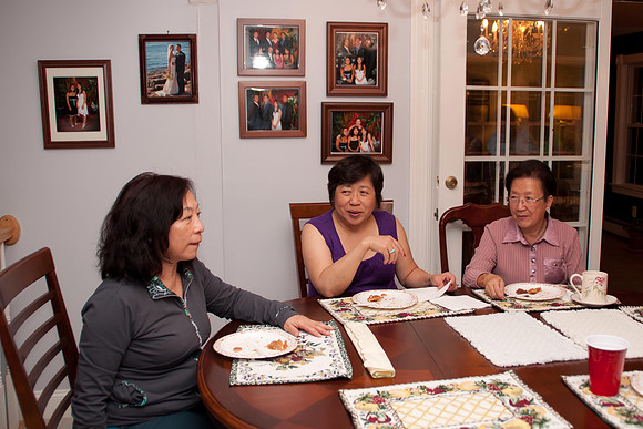 At Carolyn and Norbert's house