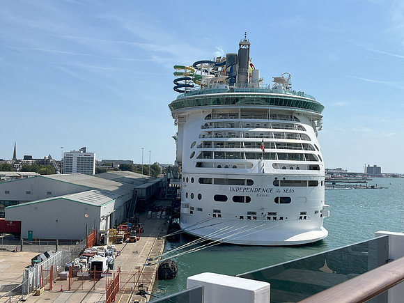 Independence of the Seas was also in Southampton