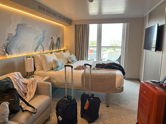 Our cabin on the ship