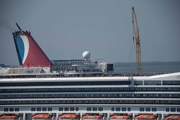 Carnival Freedom at port
