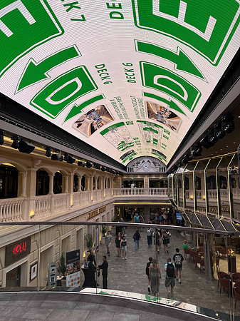 Ceiling is a gigantic display