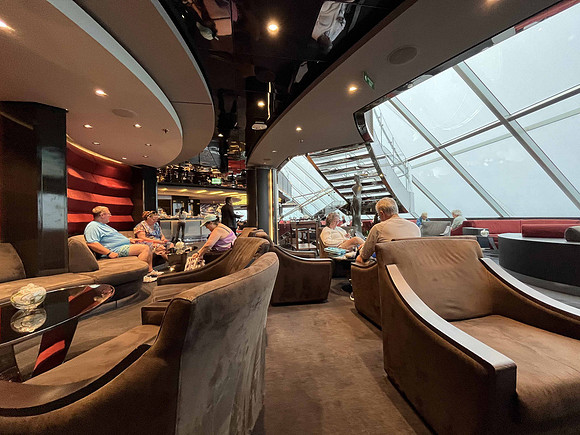 Another angle of the yacht club lounge