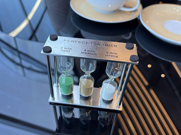 High tea time.  Tea timer!