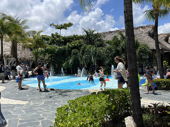 pool right at the cruise terminal