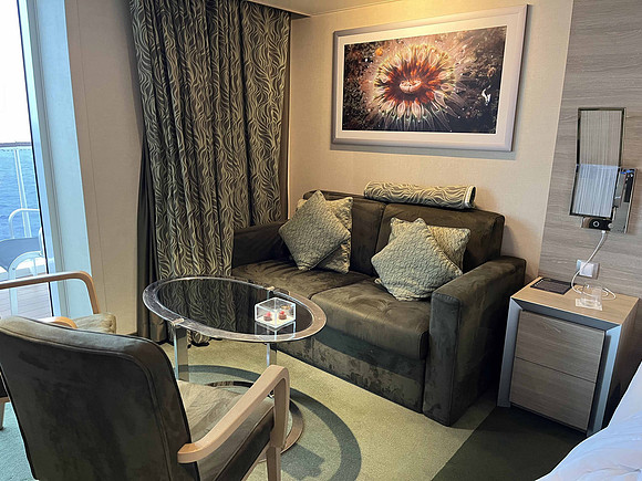 Our yacht club deluxe suite, only 100 yacht club cabins.