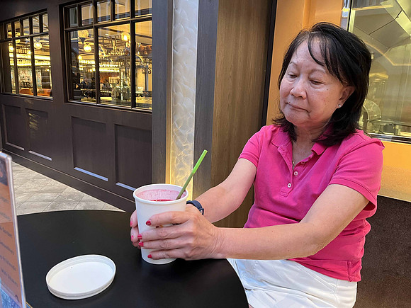 Had a smoothie at the promenade