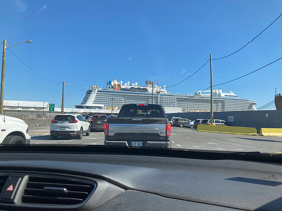 Arriving Cape Literty Cruise Port