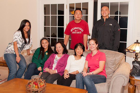 At Sheri and Nathan's house