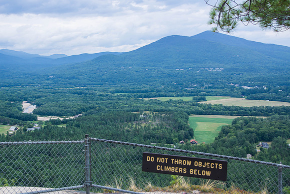 Cathedral Ledge, popular for rock climbers