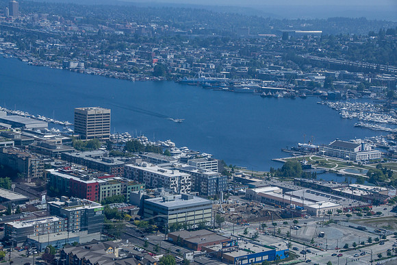Lake Union from the top of Space Needle