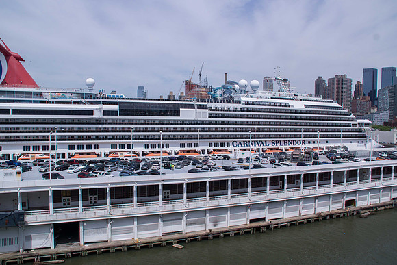 Carnival Splendor next to us in NY