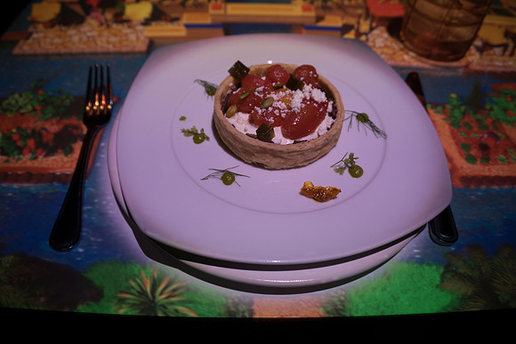 Had dinner at Le Petit Chef specialty restaurant
