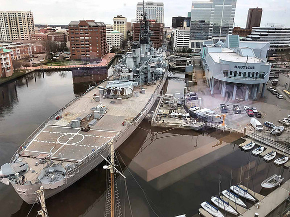 USS Wisconsin in Norfolk, Virginia